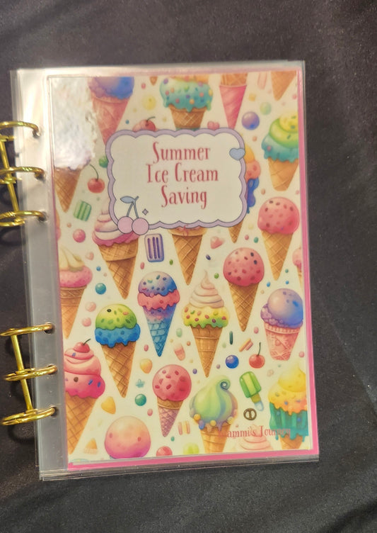 Summer ice cream saving book
